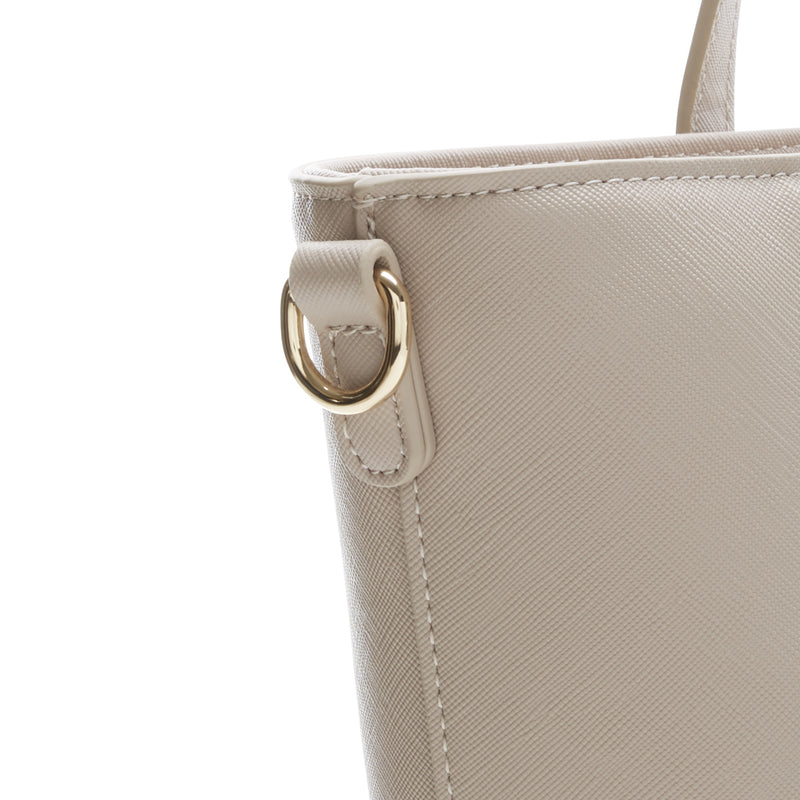 Valentino Bags Zero Beige Shopper VBS7B301BEIGE-zoom-