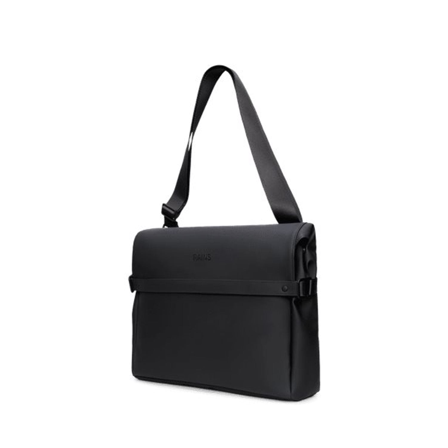 Rains OTG Black Messenger Bag R16400-01