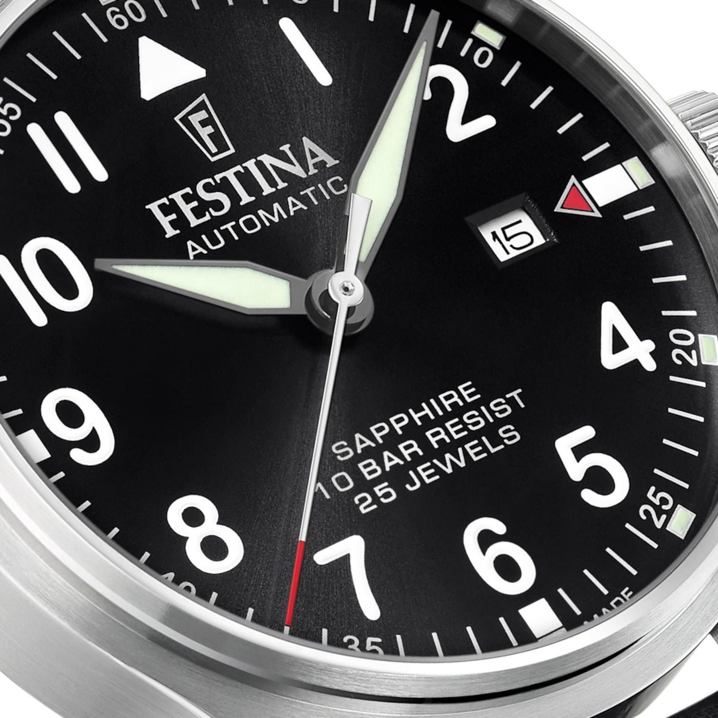 Festina Swiss Made Black Watch F20151/4