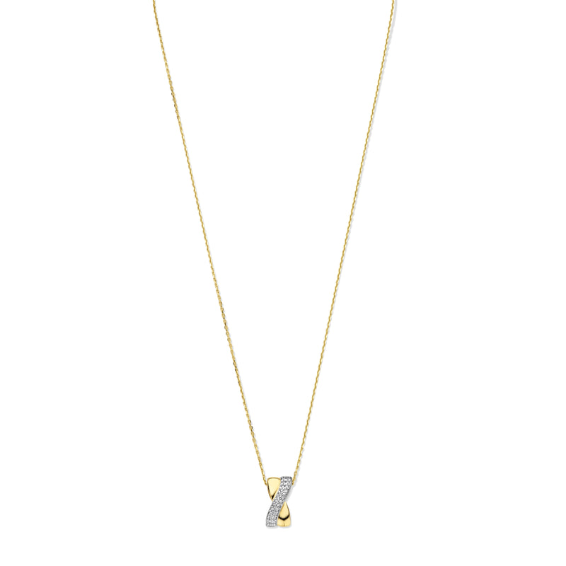 Beloro Jewels Monte Napoleone Stella 9 carat gold Necklace BO340030-zoom-