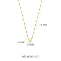 Isabel Bernard Cadeau d'Isabel 14 Carat Golden Necklace and Bracelet giftset IB90062