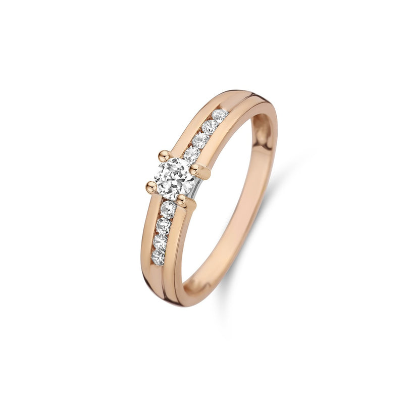 Isabel Bernard La Concorde Estee 14 Carat Rosegold Ring IB330075-50 (size: 50)-zoom-