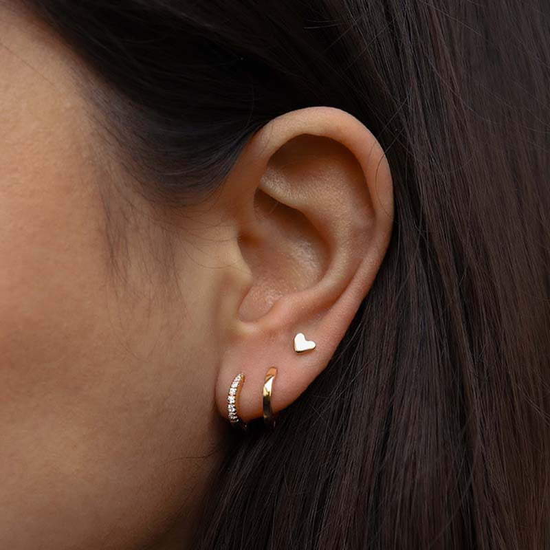 Karma 14 karat gold plated Earparty EPV01GP-zoom-