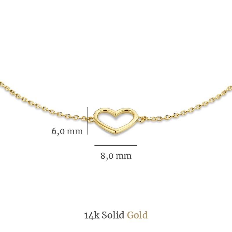 Isabel Bernard Cadeau d'Isabel 14 Carat Golden Necklace and Bracelet giftset IB90058-zoom-