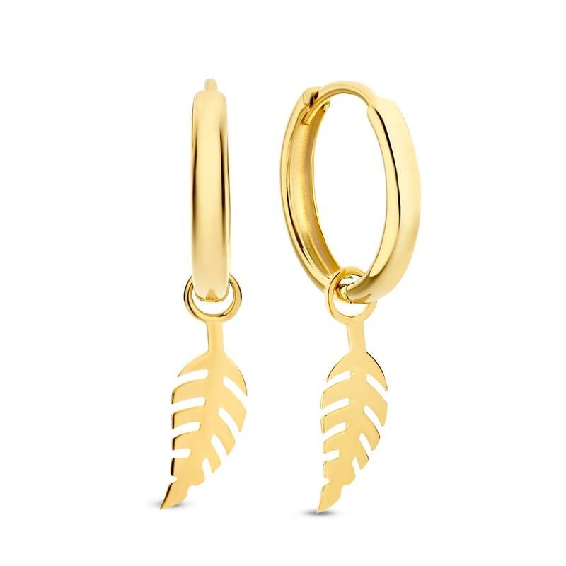 Isabel Bernard Cadeau d´Isabel 14 Carat Golden Earrings Set IB90119-zoom-