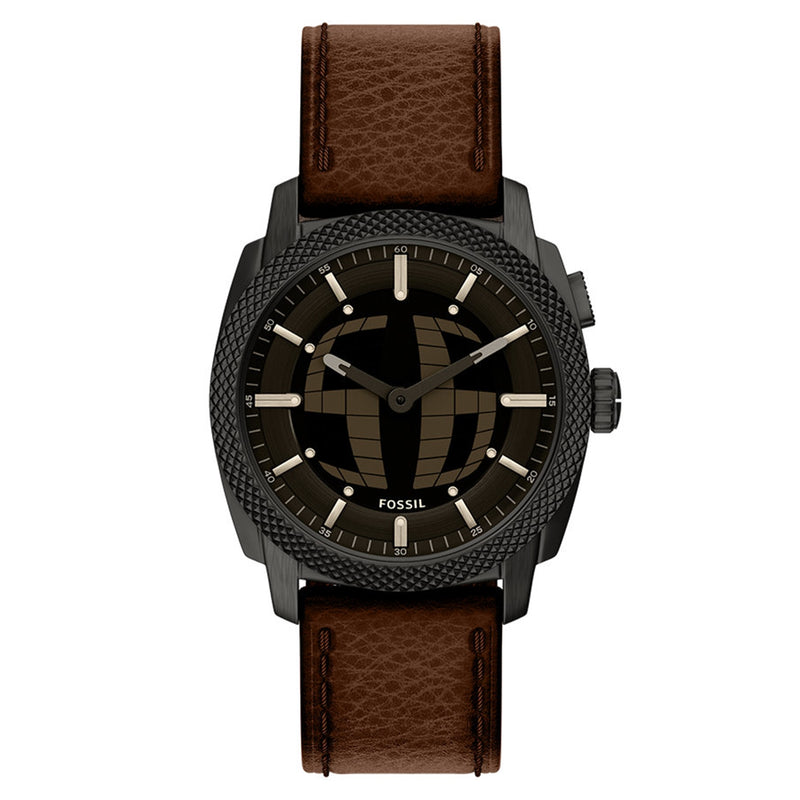 Fossil Machine Big Tic Round Black Dial Watch FS6165-zoom-