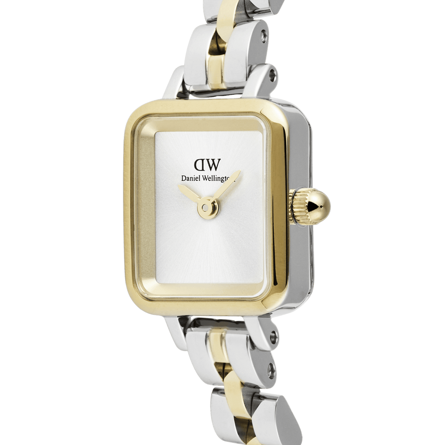 Daniel Wellington Quadro Mini Arch 3-Link Bicolor Women's Watch DW00100925