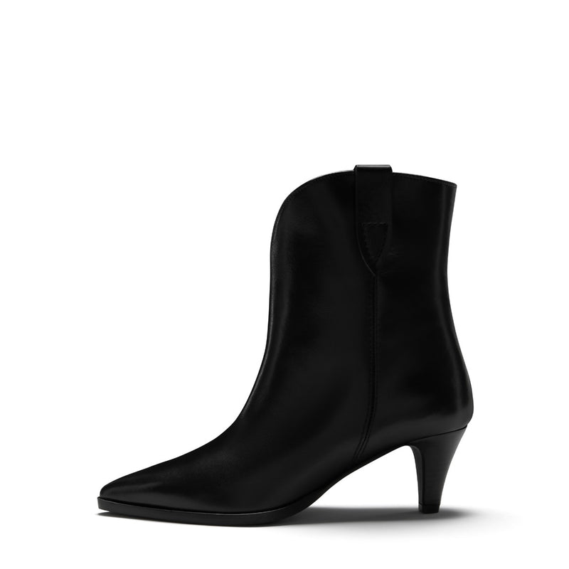 Isabel Bernard Vendôme Louane black calfskin leather boots IB53009-001-37-zoom-