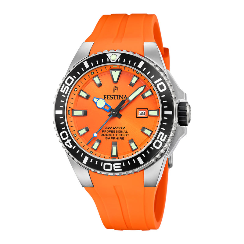 Festina Diver Orange Watch F20664/4-zoom-