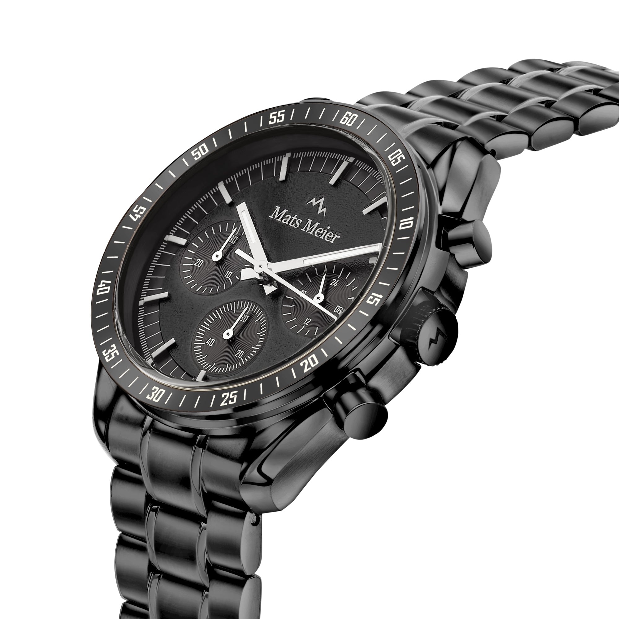 Mats Meier Arosa Racing Chronograph Men'sWatch Black MM50016
