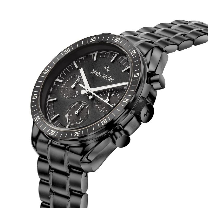 Mats Meier Arosa Racing Chronograph Men'sWatch Black MM50016-zoom-