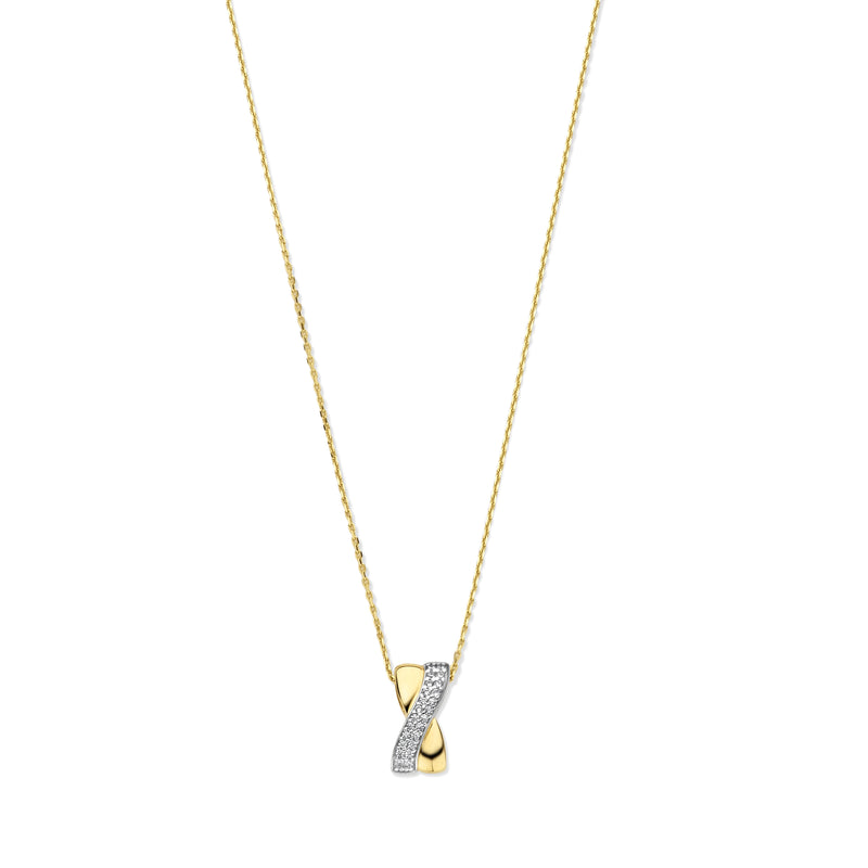 Beloro Jewels Monte Napoleone Stella 9 carat gold Necklace BO340030-zoom-