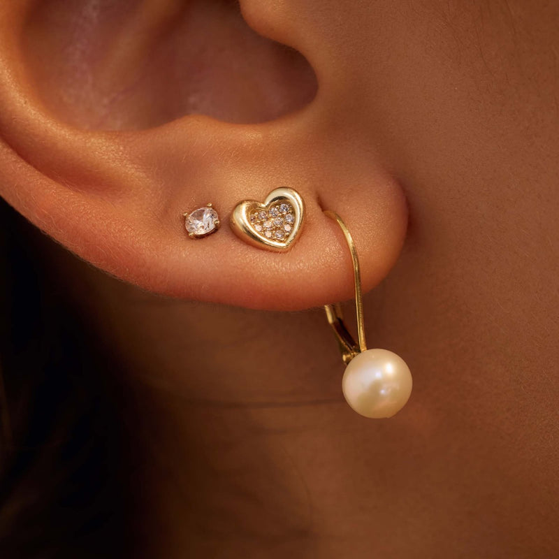 Beloro Jewels Monte Napoleone Gionna 9 carat gold Ear Studs BO360062-zoom-