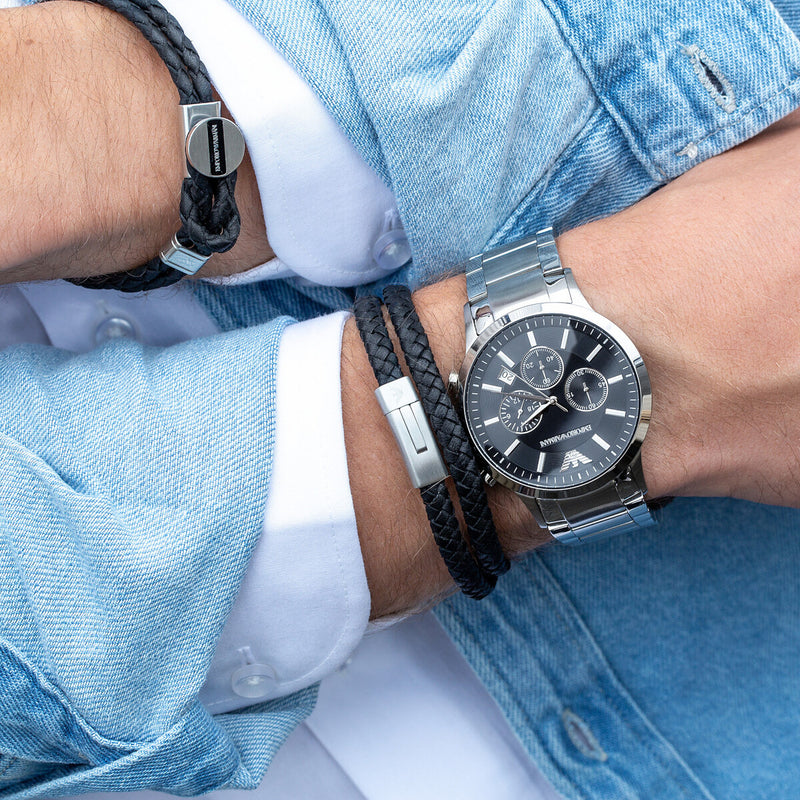 Emporio Armani Silver Watch AR2434-zoom-