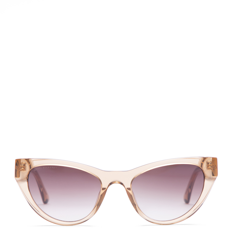 Isabel Bernard La Vilette Transparent Brown Sunglasses IB380011-13-14-zoom-