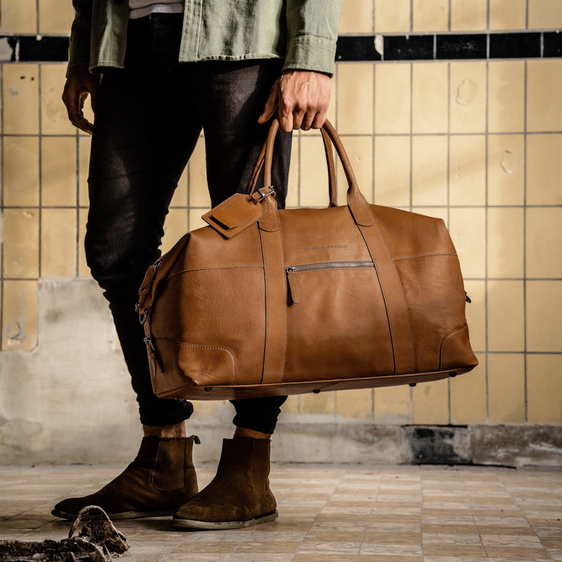 The Chesterfield Brand Portsmouth Cognac Travel Bag C20.001731-zoom-