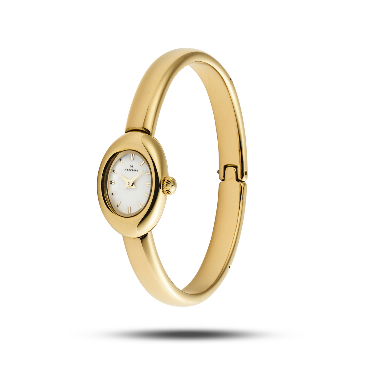 Mockberg Belle Oval Petite Gold Small Bangle Women's Watch MB1769