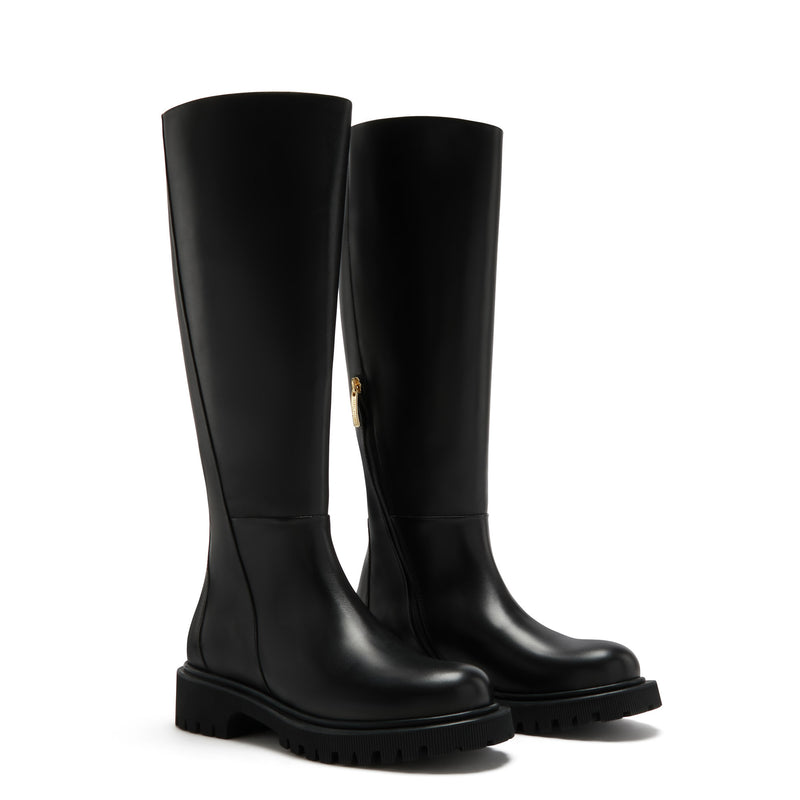 Isabel Bernard Vendôme Riva Black Calfskin Laarzen IB54004-01-42-zoom-