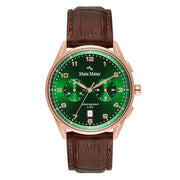 Mats Meier Mont Vélan Chrono Green/Brown Watch MM10002