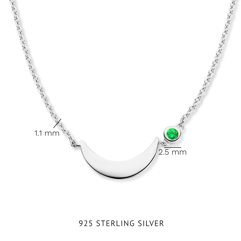 Violet Hamden Luna 925 Sterling Silver Necklace VH340037-zoom-