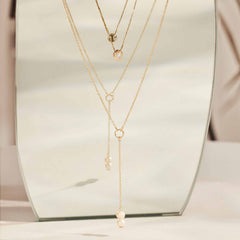 Isabel Bernard Belleville Luna 14 Carat Golden Necklace IB340024 (Length: 40.00-45.00 cm)