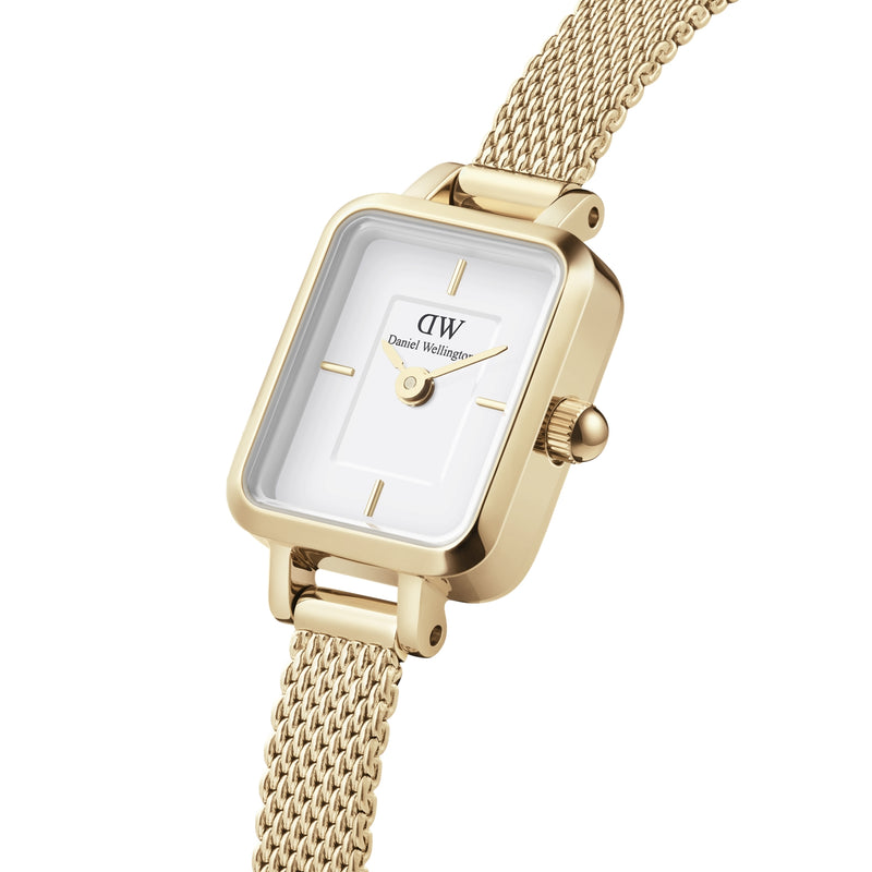 Daniel Wellington Quadro Mini Gold Watch DW00100725-zoom-