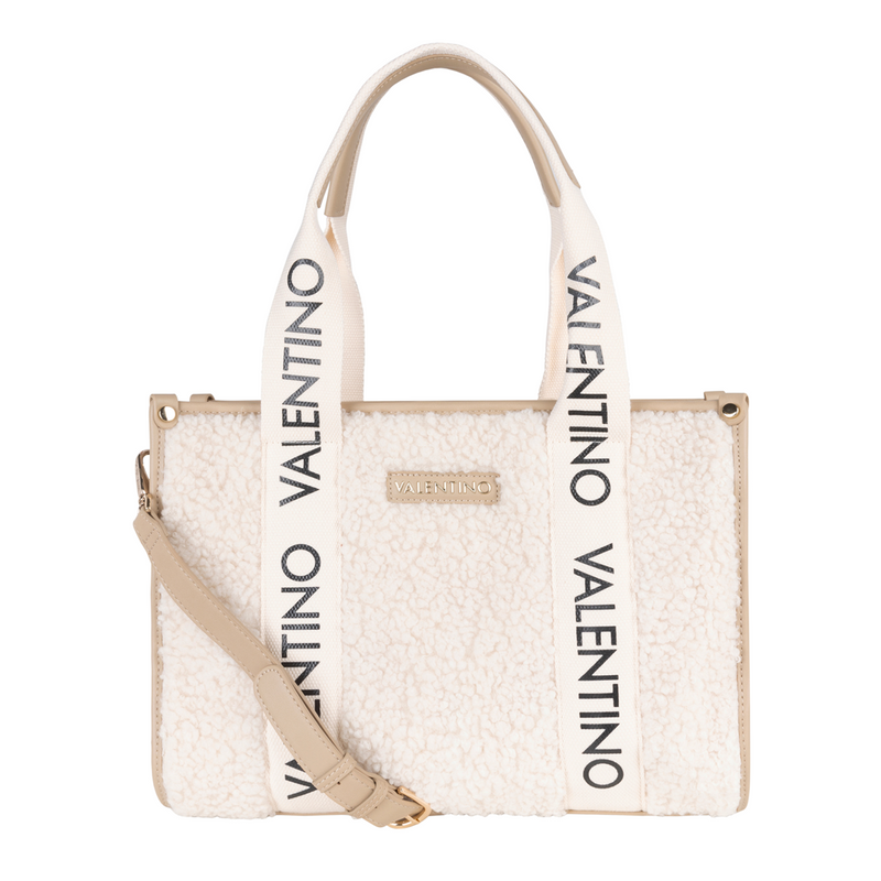 Valentino Bags Special Camy Taupe Shopper VBS7L301TAUPE-zoom-
