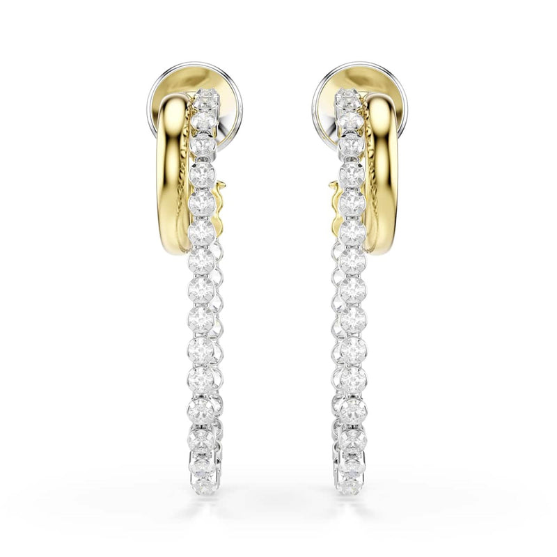 Swarovski Hyperbola Spin Multicolour Hoop Earrings 5749366-zoom-