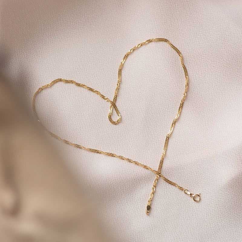 Isabel Bernard Rivoli Lilou 14 Carat Golden Necklace IB340113-zoom-