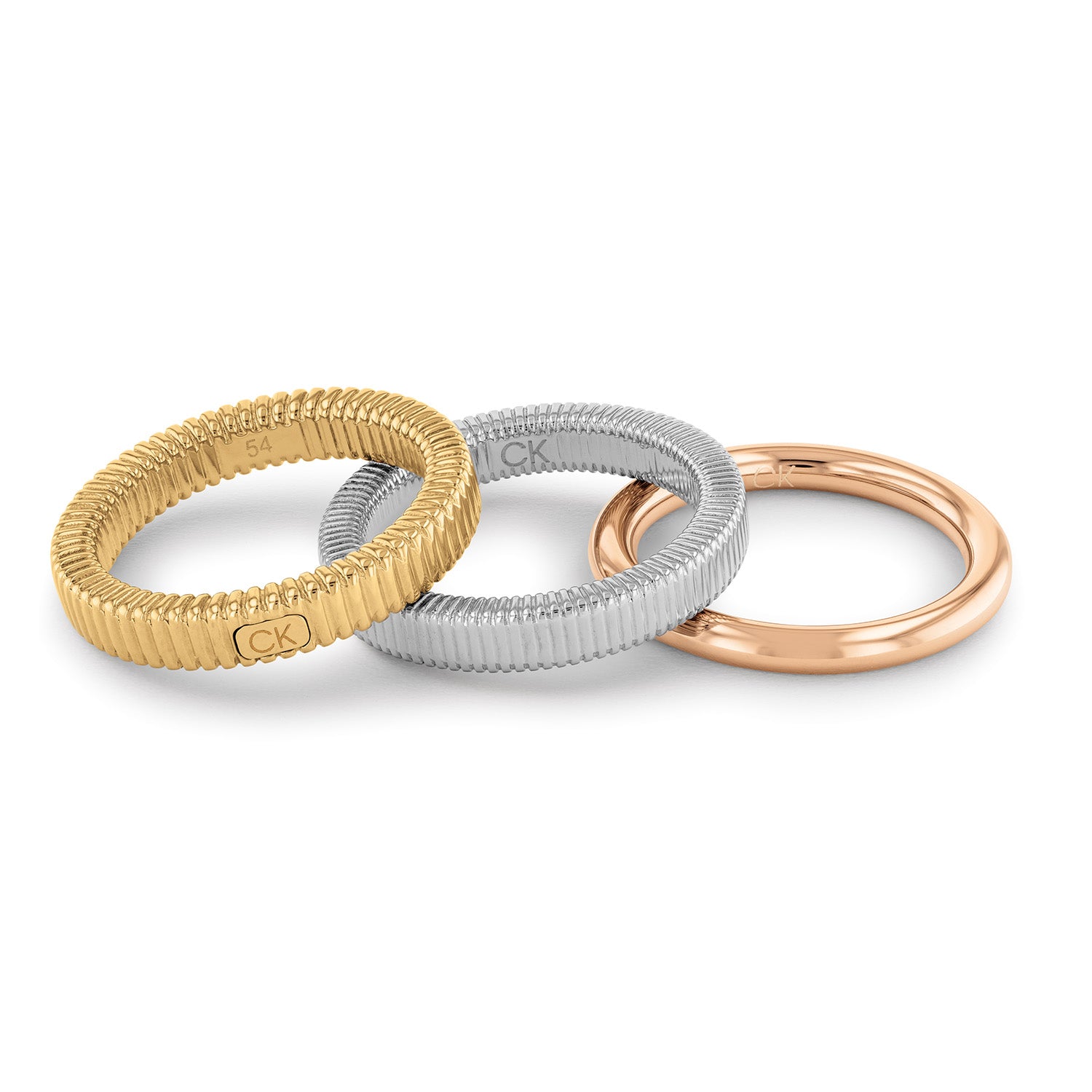 Calvin Klein Stainless Steel Ring 2002-CJ35000027C