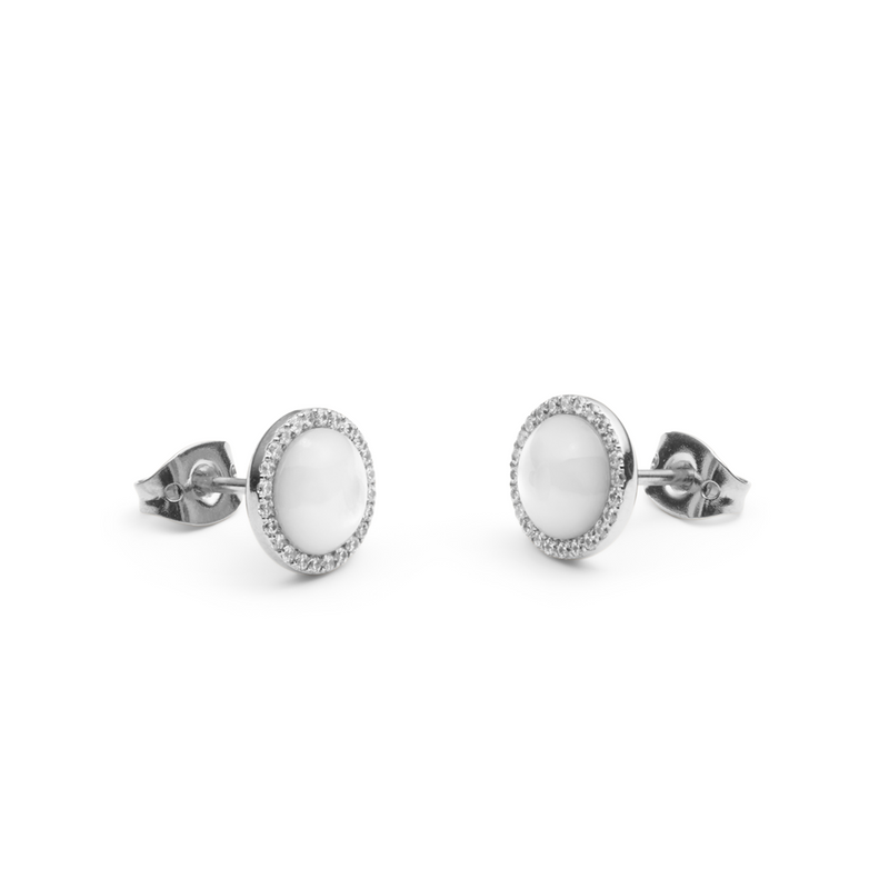 Daniel Wellington Audrey Mother of Pearl Earrings DW00401417-zoom-