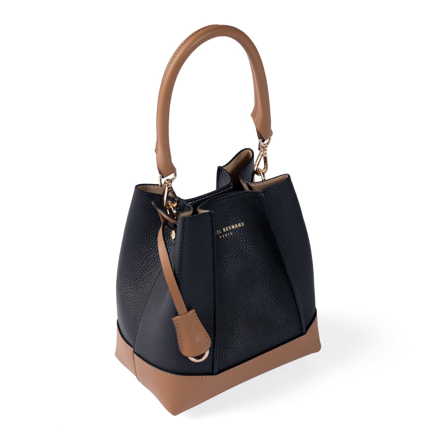 Isabel Bernard Femme Forte Minette Black Calfskin Handbag IB21114-001