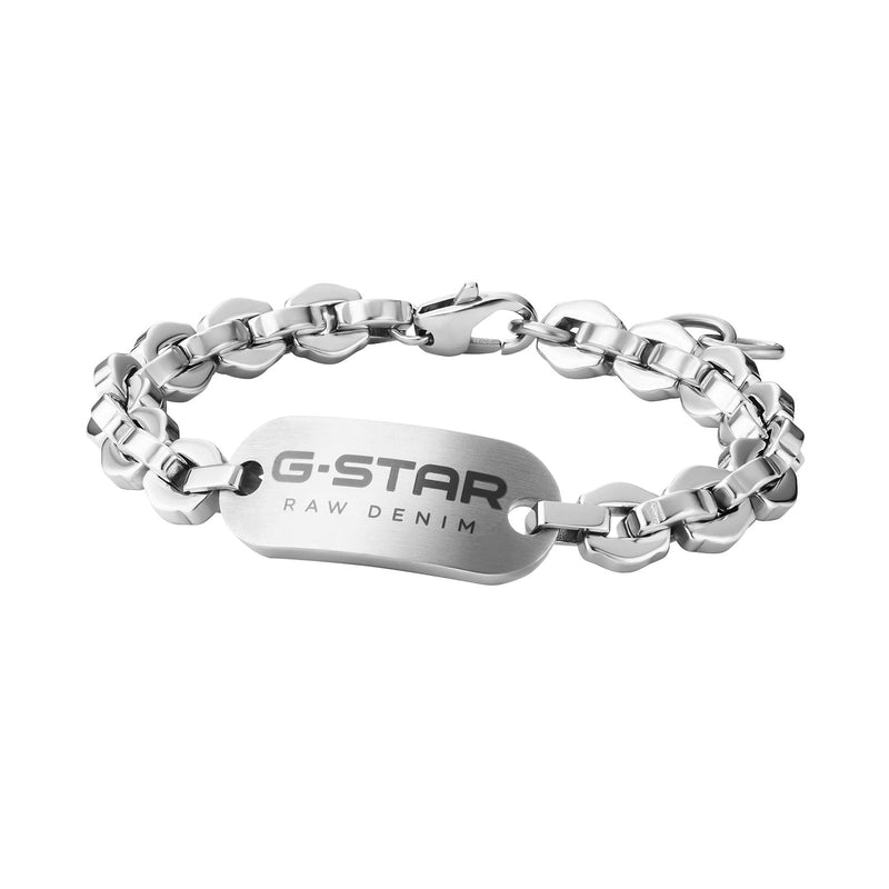 G-Star ZipPoint Silver Steel Bracelet GSJ.104.03-zoom-