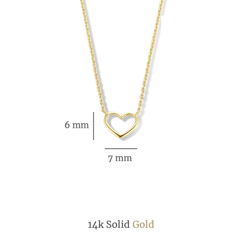 Isabel Bernard Cadeau d'Isabel 14 Carat Golden Necklace and Bracelet giftset IB90058-zoom-