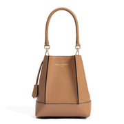 Isabel Bernard Femme Forte Minette Camel Calfskin Handbag IB21114-334