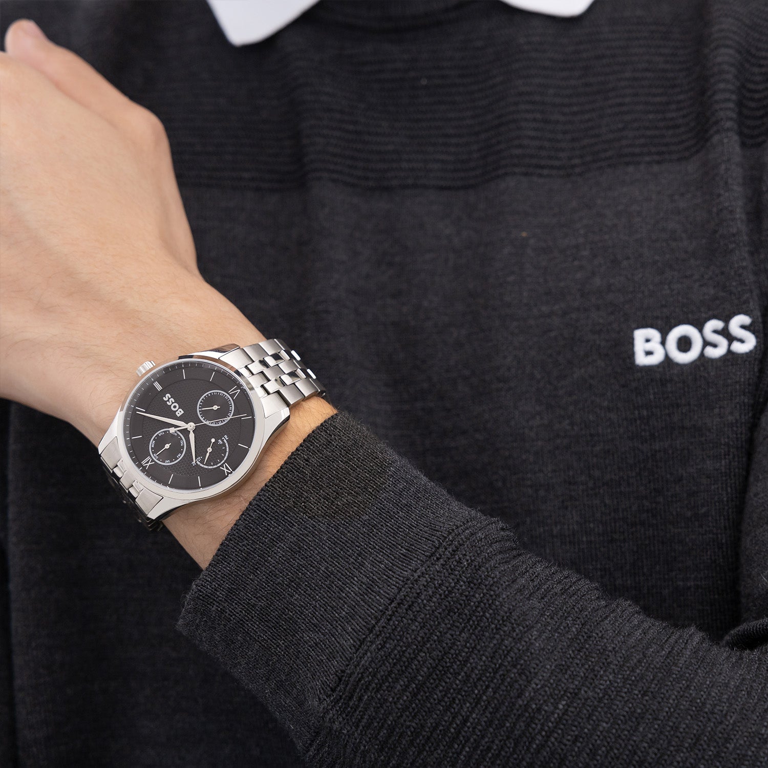 Hugo Boss Principle Master Silver Men's Watch HB1514274