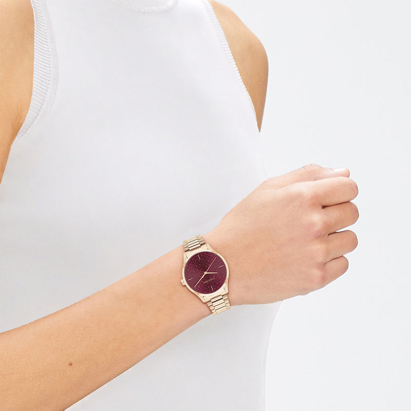 Calvin Klein ICONIC Red Women's Watch 2002-CK25200169-zoom-