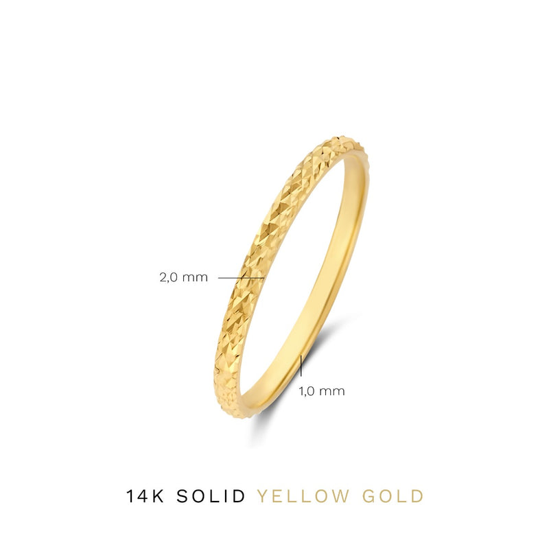 Isabel Bernard Rivoli Laura 14 Carat Gold Ring IB330064-60-zoom-