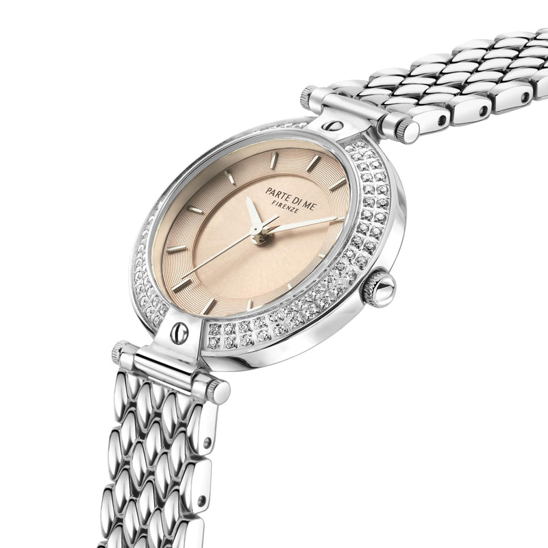 Parte Di Me Orologio Rond Women'sWatch Silver-coloured and Taupe PDM09009-zoom-