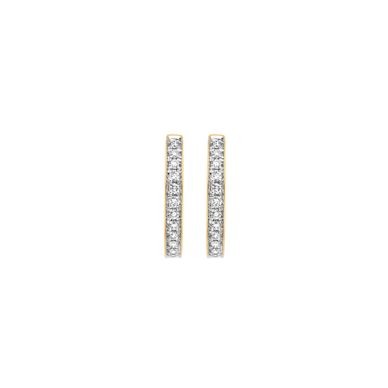 Blush Diamonds 14 karat gold Hoop Earrings 7612BDI-zoom-