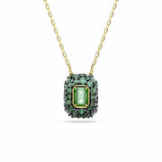 Swarovski Sublima Glam Gold-Tone Necklace with Green Pendant 5752884
