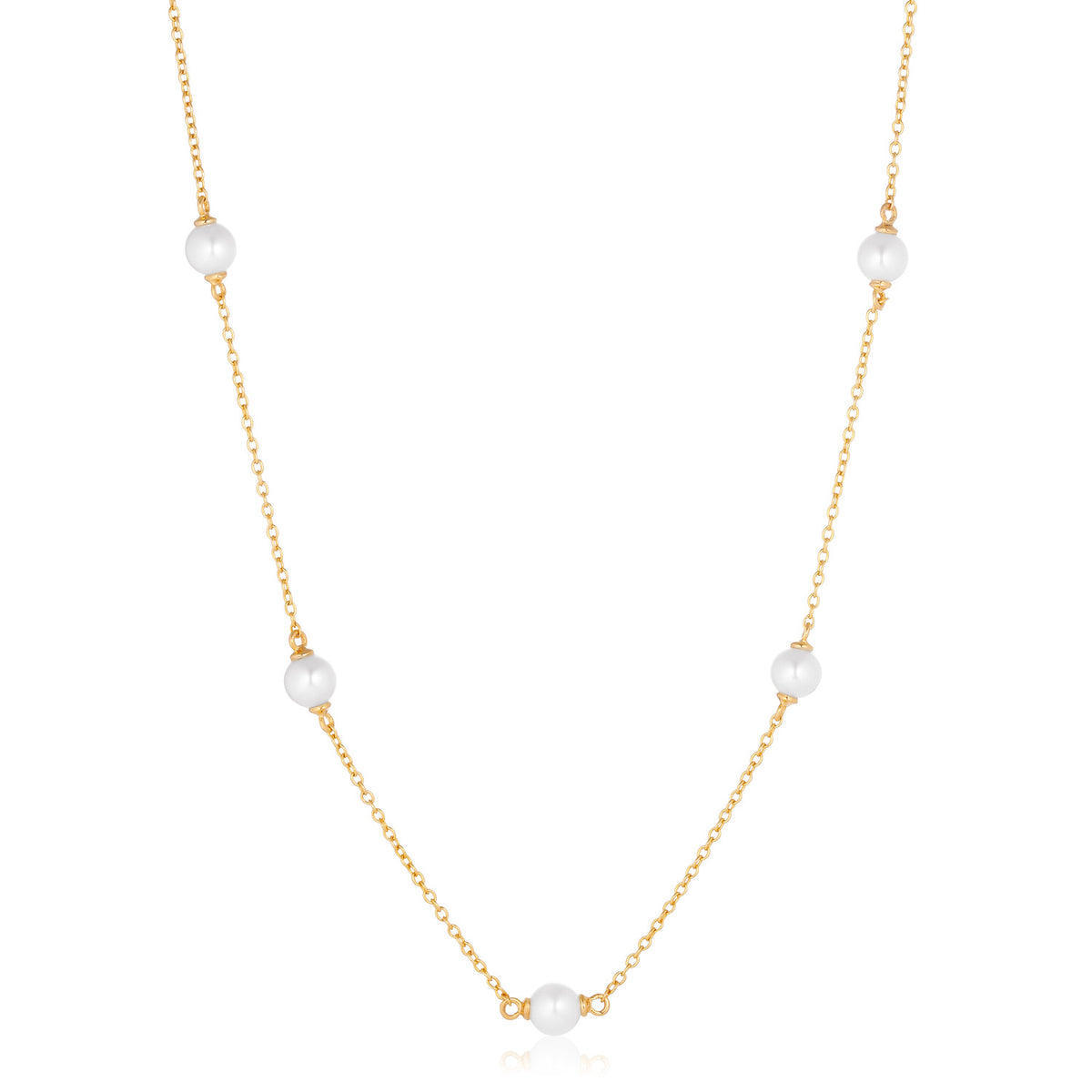 Sif Jakobs Padua 925 Sterling Silver Gold Coloured Cinq SJ-N22225-P-YG