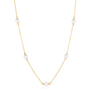 Sif Jakobs Padua 925 Sterling Silver Gold Coloured Cinq SJ-N22225-P-YG