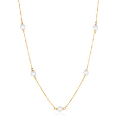 Sif Jakobs Padua 925 Sterling Silver Gold Coloured Cinq SJ-N22225-P-YG