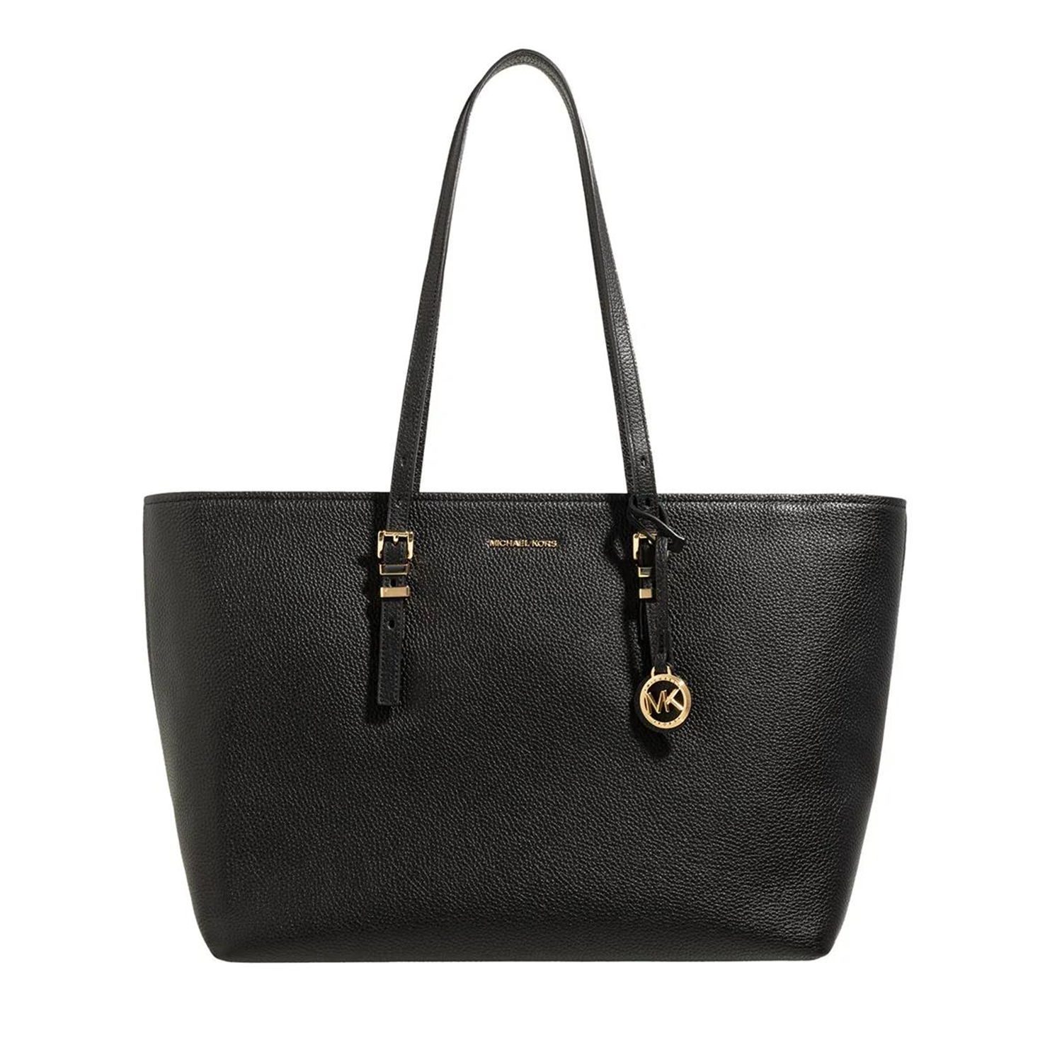 Michael Kors Quinn Black Tote Leather Bag 30T5GQNT9L-001