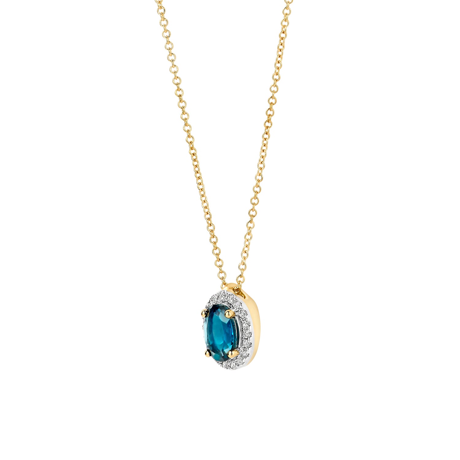 Blush Natural Diamonds 14 karat gold Necklace 3617YDL