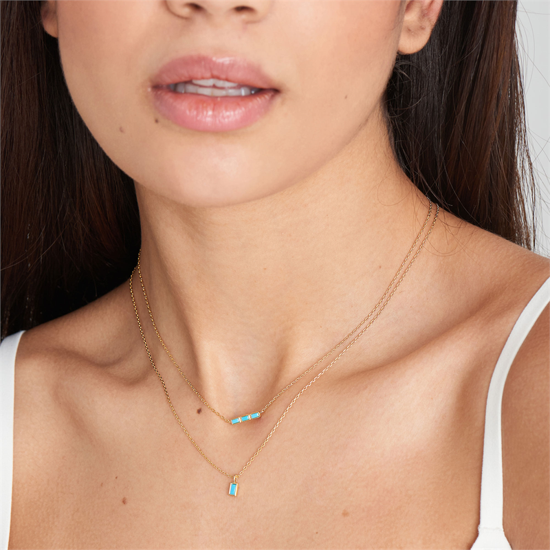 Ania Haie Into The Blue 925 Sterling Silver Necklace 2002-AH-N033-01G