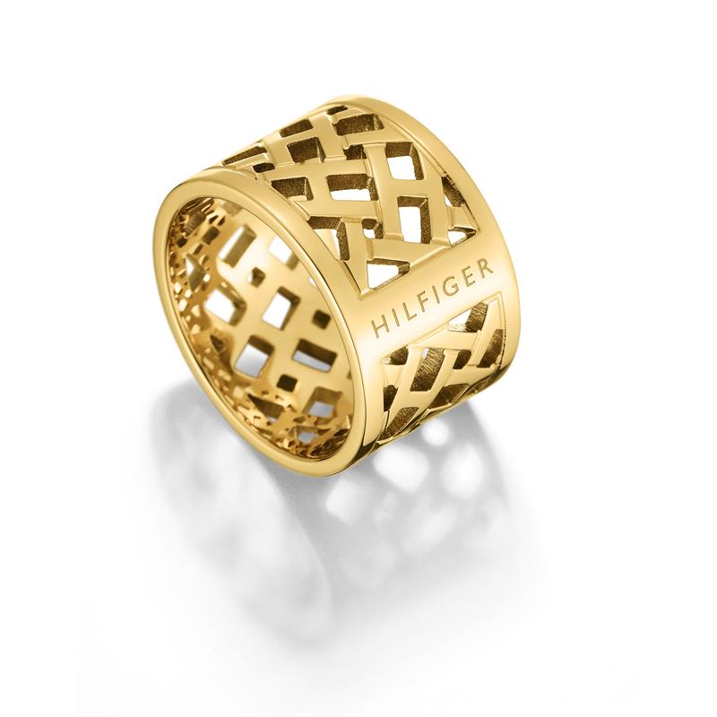 Tommy Hilfiger Stainless Steel Ring 2002-TJ2700750D