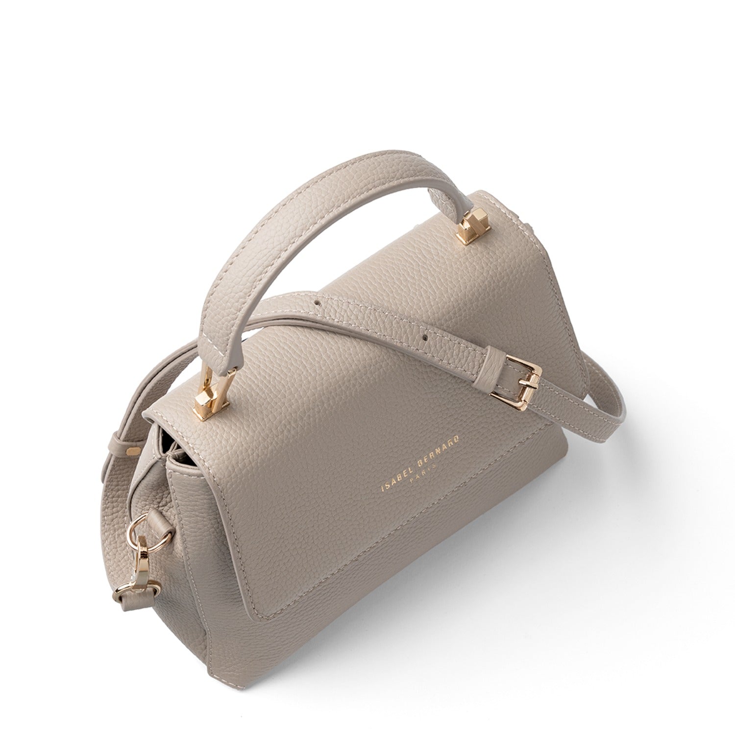 Femme Forte Heline Taupe Handbag made of Calfskin Bag IB21039