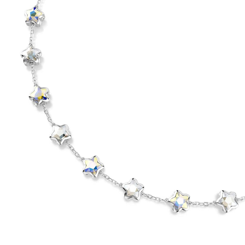 Swarovski Chroma Stars Silver-Tone Necklace 5754183-zoom-